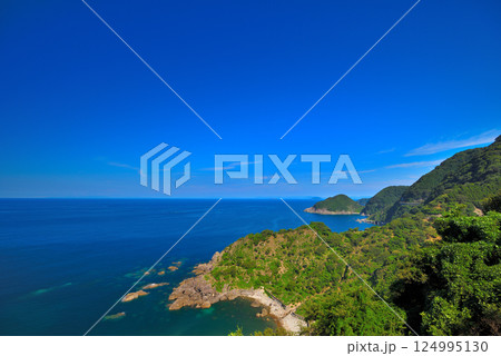 関西・近畿・丹後半島・国道178号ドライブ絶景ポイント、カマヤ海岸の美しい風景・京都府京丹後市(2) 124995130