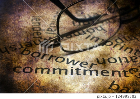 Borrowing grunge  concept 124995582