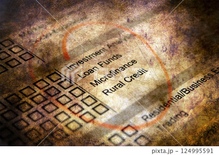 Business survey grunge concept 124995591