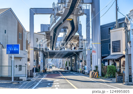 神奈川県鎌倉市の都市風景 富士見町駅 神奈川県鎌倉市の都市風景 富士見町駅 124995805