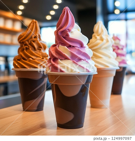 ソフトクリーム 124997097