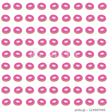 ドーナツの壁紙イラスト 124997440