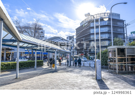 横浜市青葉区の都市風景　青葉台駅 124998361