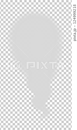 煙霧、蓬鬆的氣泡、插畫素材（JPEG/PNG） 124999218