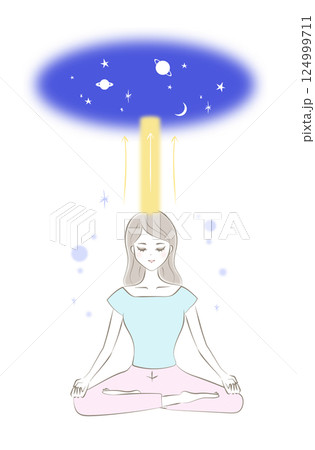 センタリングをするイラスト 124999711