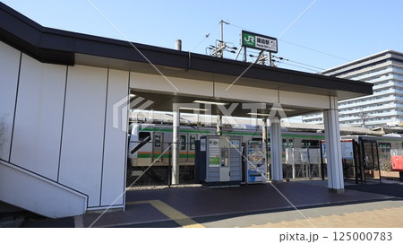 JR東北線（宇都宮線）の蓮田駅東口、エスカレーターが設置 125000783