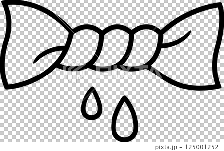 Wringing out wet cloth doodle 125001252