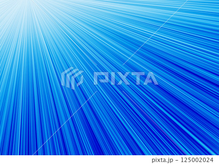 青い放射状の線 光の筋(背景素材) 青い放射状の線 光の筋(背景素材) 125002024