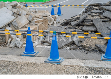 土木工事で撤去したコンガラとアスガラの廃棄物 125002087