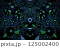 Abstract fractal 3d circle image 125002400