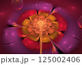 Abstract fractal image on the colorful background 125002406