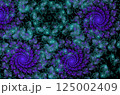 Abstract fractal image on the black background 125002409