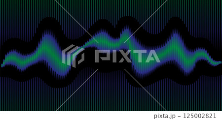 Vector Digital EQ Music Equalizer. Sound Wave Design Element. Speaking Sound Wave. Artificial Intelligence AI Assistant Voice Visualization 125002821