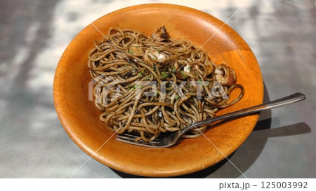 サイゼリヤの「イカの墨入りセピアソース」 サイゼリヤの「イカの墨入りセピアソース」 125003992