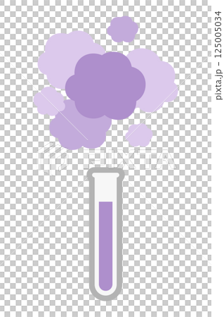 試験管と有毒な液体 125005034