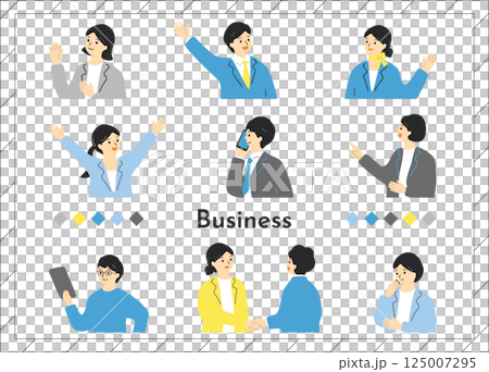商務場景人物創作 商務場景人物創作 125007295