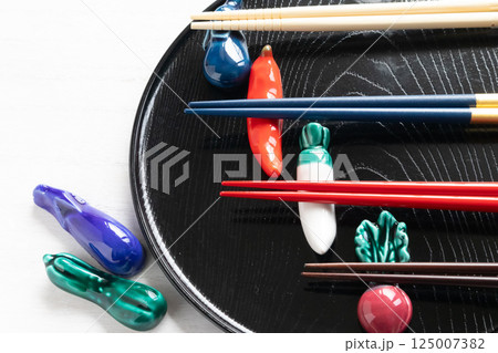 箸と箸置き 箸と箸置き 125007382