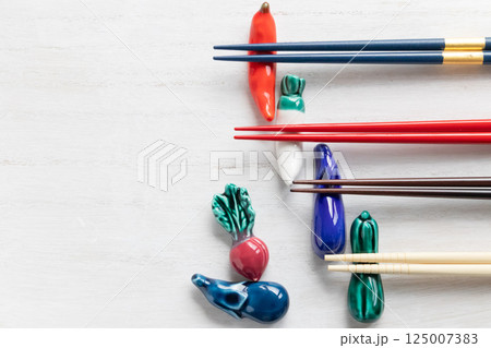 箸と箸置き 箸と箸置き 125007383