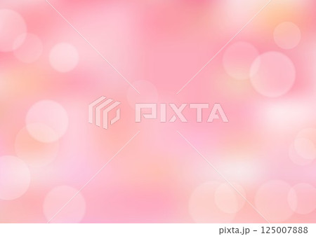 ピンク色のグラデーションの背景 125007888