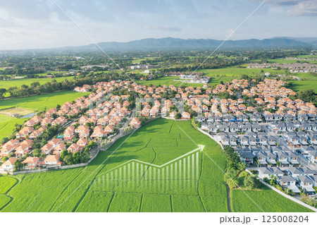 Land and concept of value, market price to growth. Land and concept of value, market price to growth. 125008204