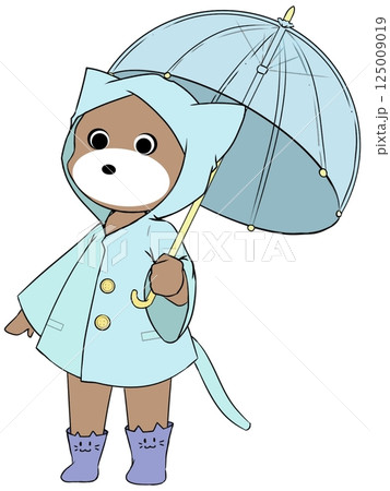 雨ガッパ　クマさん 125009019