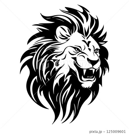 lion animal icon symbol illustration lion animal icon symbol illustration 125009601