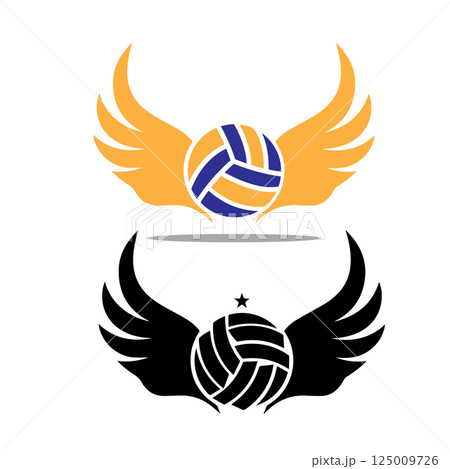 volleyball ball icon vectors illustration 125009726