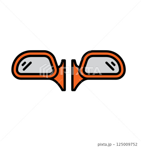 vectors illustration car rear view symbol design 125009752