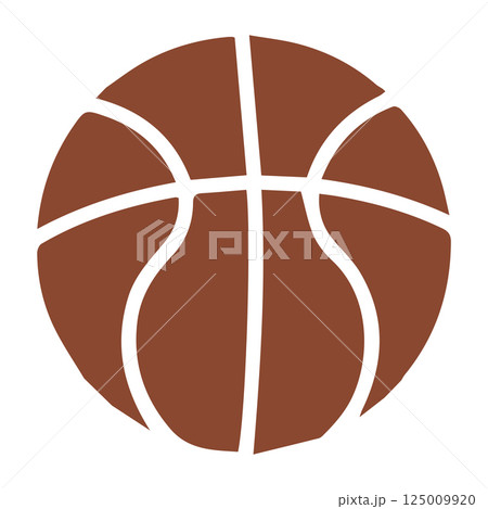 basketball vector illustration icon 125009920