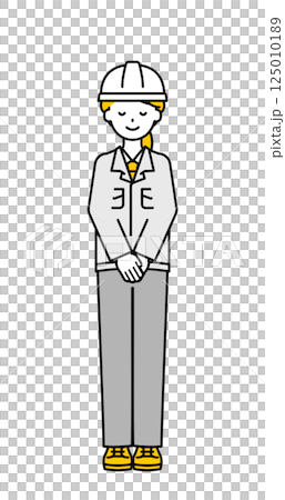 Full body pose_simple worker woman 18 125010189