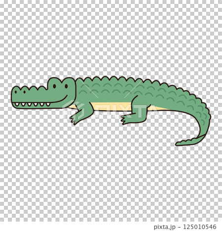 CROCODILE wild animal cute icon kawaii style illustration safari clean flat vector simple outline doodle drawing isolated element sticker kiddy decorative CROCODILE wild animal cute icon kawaii style illustration safari clean flat vector simple outline doodle drawing isolated element sticker kiddy decorative 125010546