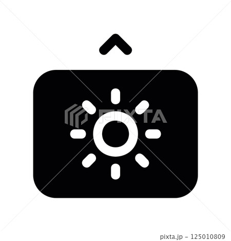 Monochromatic Video Camera Silhouette Monochromatic Video Camera Silhouette 125010809