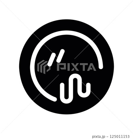 Dirty Plate with Food Residue or Smudges Needing Washing Icon 125011153