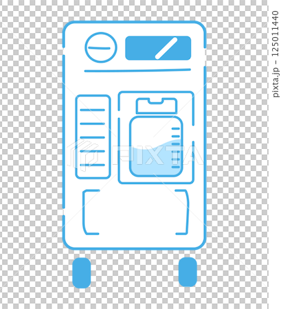 酸素供給機器のイラスト　ベクター 125011440