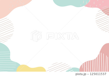 春をイメージしたおしゃれなフレーム 125011537