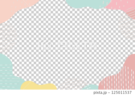 春をイメージしたおしゃれなフレーム 125011537