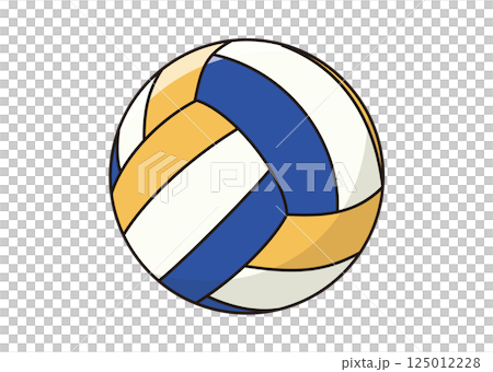 Volley ball illustration 125012228