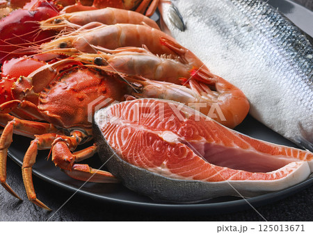 アスタキサンチンを含む食品 紅鮭 カニ えび アスタキサンチンを含む食品 紅鮭 カニ えび 125013671