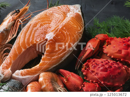 アスタキサンチンを含む食品 紅鮭 カニ えび アスタキサンチンを含む食品 紅鮭 カニ えび 125013672