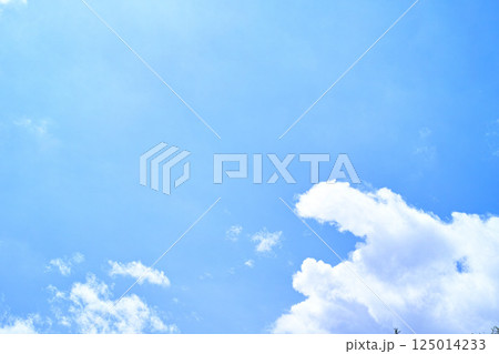 青空と雲イメージ 青空と雲イメージ 125014233