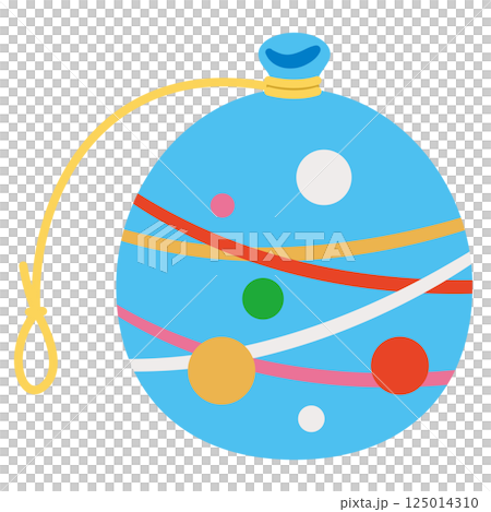 悠悠球氣球插畫 125014310