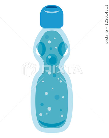 ラムネ飲料のイラスト 125014311