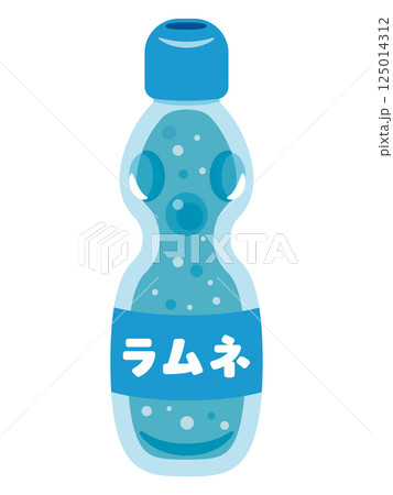 ラムネ飲料のイラスト ラムネ飲料のイラスト 125014312