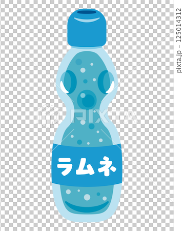 ラムネ飲料のイラスト ラムネ飲料のイラスト 125014312