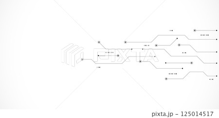 Circuit board texture with communication technology concept. Creative vector illustration Circuit board texture with communication technology concept. Creative vector illustration 125014517