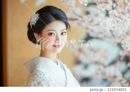 和装の花嫁（AI生成画像） 125014601