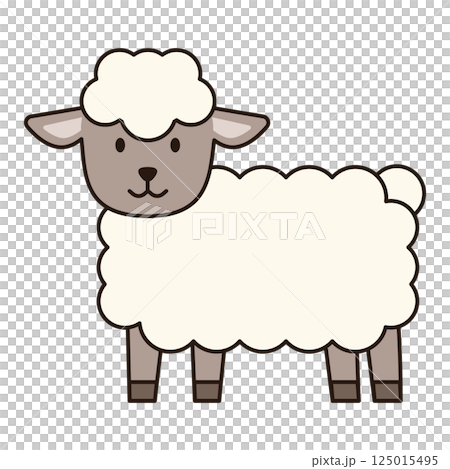 SHEEP cute animal illustration farm domesticated pet doodle kawaii drawing Japanese style kiddy smile happy playful decorative element object isolated SHEEP cute animal illustration farm domesticated pet doodle kawaii drawing Japanese style kiddy smile happy playful decorative element object isolated 125015495