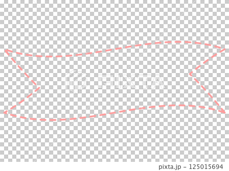 Pink swaying ribbon header frame Pink swaying ribbon header frame 125015694