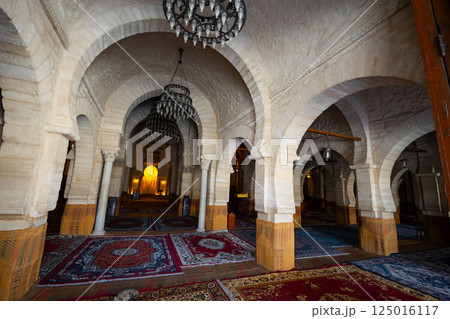 Interior of the Great Mosque in city Sousse, Tunisia Interior of the Great Mosque in city Sousse, Tunisia 125016117