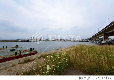 北海道、函館港の風景 北海道、函館港の風景 125016155